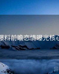 吃瓜爆料前瞻恋情曝光核心看点