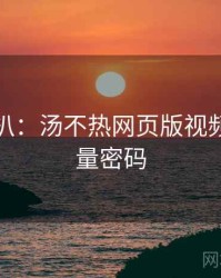 独家深扒：汤不热网页版视频推荐流量密码