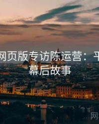 汤不热网页版专访陈运营：平台动态幕后故事