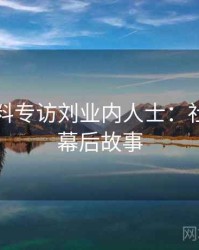 吃瓜爆料专访刘业内人士：社会热点幕后故事